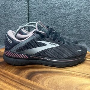 Brooks Adrenaline GTS 22 Women's Running Shoes Dark Gray Pink Size 10.5